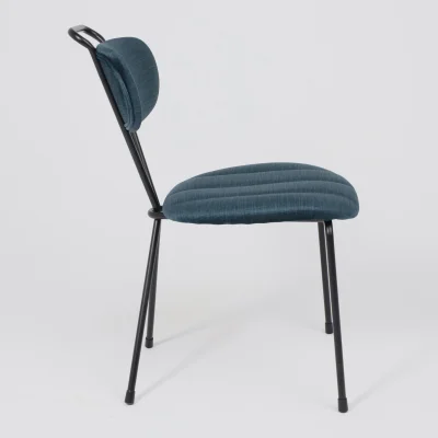 Стул TORI, темно-бирюзовый велюр VOSS 86/черный_13