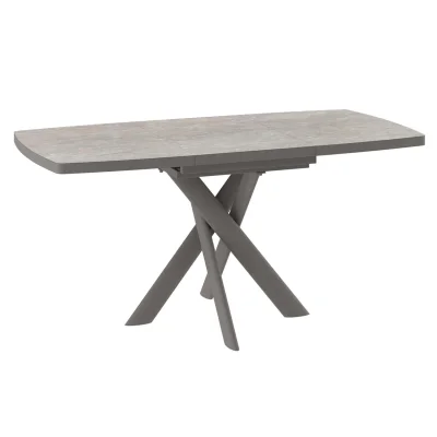 Стол LEONEL-110, раздвижной 110(145)х80, Бежевый камень-HPL/Капучино_2