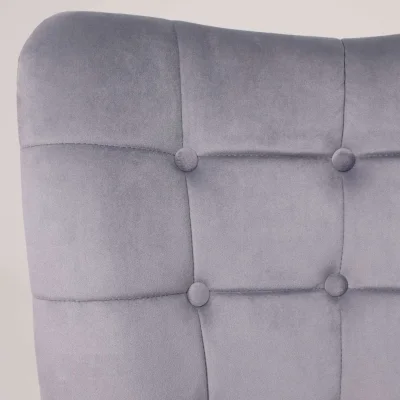 Кресло ODA, серый велюр HCJ-40/черный_12