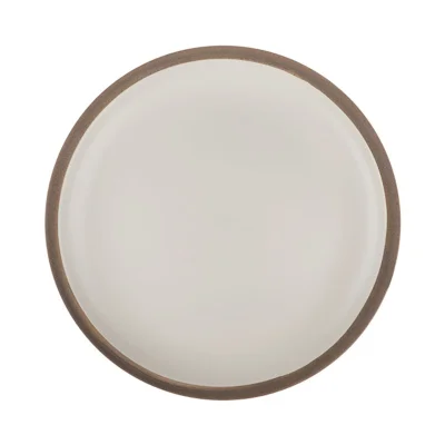 Блюдо большое SAND EDGE, керамика, белый, d26,2*3см фотография