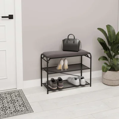 Подставка для обуви Гранада 23 НБК, (чёрный, нубук)_3