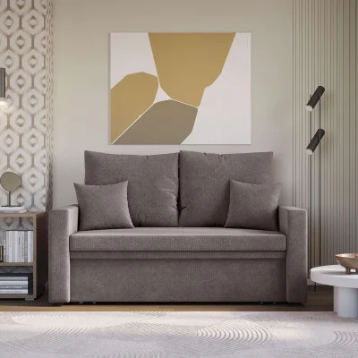 Диван-кровать ТУННЕ Ripple 235, капучино (черные опоры)_4