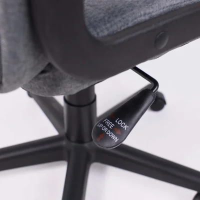 Кресло рабочее, поворотное LEONIDAS, пластик,ткань (тёмно-серый)_11