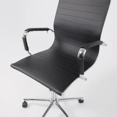 Кресло поворотное EVELIN, экокожа, черный_13