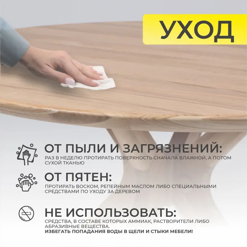 Стол ОЛДЕН, d950*760 (001Д), дуб натуральный/покрытие бесцветное_preview_19