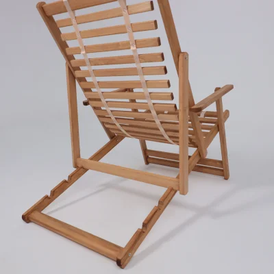 Кресло-шезлонг с подлокотниками DYATEL сиденье из дерева сосна (цвет дуб)_4