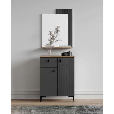 Н.м. "SAN GIMIGNANO" зеркало LUS/65, к.Антрацитовый+Дуб нокс/ф.Антрацитовый+Дуб нокс_3