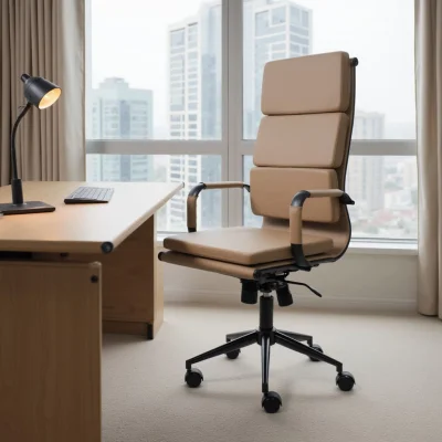 Кресло рабочее INDIGO, кофейный/черный_11