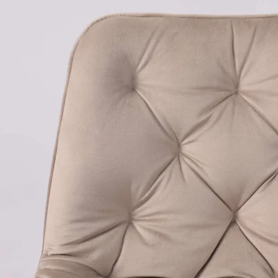 Стул барный VITO, бежевый велюр HLR-08/черный_17