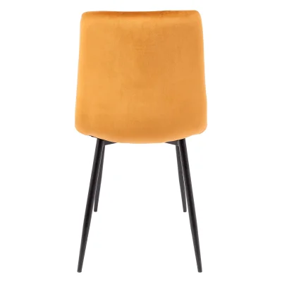 Стул DALLAS, горчичный велюр 68/черный_7