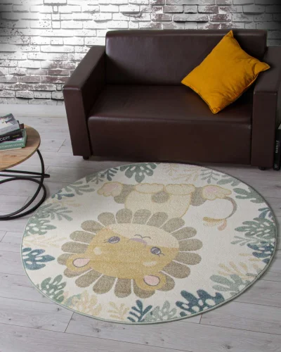 Ковер IZUMRUD F261 - LIGHT CREAM - Круг 1.6 на 1.6_3