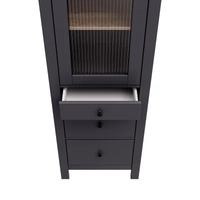 Шкаф с витриной САГА 50 МОРУ, серый/ясень (2.08.16.240.15 RU)_4