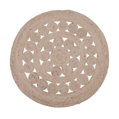 Подставка-коврик LUSH, круглая, натуральный, 60см фотография