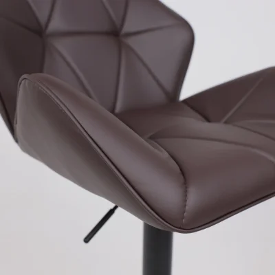 Кресло барное BERLIN GB, Pegaso шоколад экокожа/черный_17