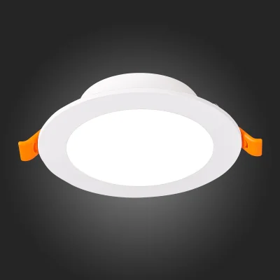 Св-к встр. Белый LED 1*12W 3000K 900Lm Ra80 110° IP20 D120xH30 220-240V Встраиваемые светильники_2