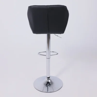 Кресло BERLIN, экокожа, черный/хром_13