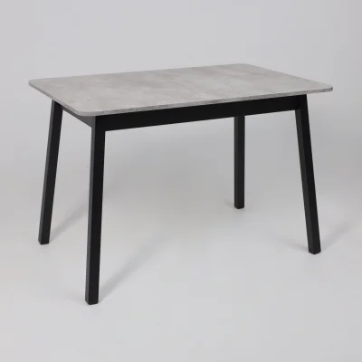 Стол TIRK RADIAL-110, раздвижной 110(142)х70, Серый сланец/Чёрный_14