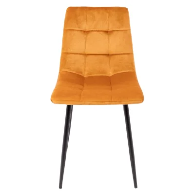 Стул DALLAS, горчичный велюр 68/черный_4