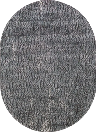 Ковер SERENITY D768 - GRAY - Овал 0.8 на 1.4_2