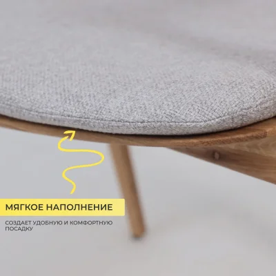 Подушка декоративная САМУРАЙ, серая рогожка Jazz18, 42*52_3