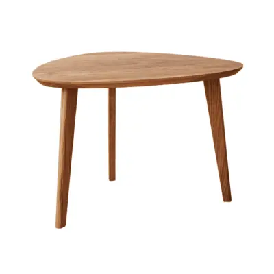 Стол журнальный DROOP-50, дуб натуральный/натуральный фотография