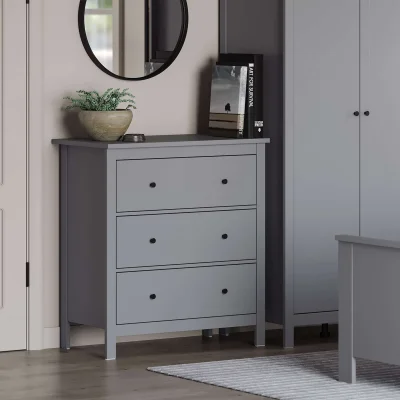 Спальня Сага, серый. Комплект №2_3