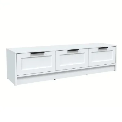 Тумба(ТВ) КОНЦЕПТ Тренд КТ-ТВ3-35, к.Белый/ф.Белый  (В348хШ1360хГ355мм) фотография