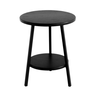 Стол журнальный CFT-42 BD, дуб черный/черный фотография