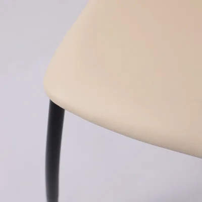 Стул DENVER, экокожа, бежевый TP12/черный_10