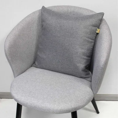 Подушка декоративная МАТЕХ PURE 40*40*10. Цвет серый, арт. 54-146_4