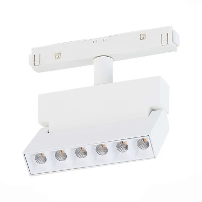 Магнитный трековый светильник белый LED 1*6W 3000K 532Lm Ra>80 36° IP20 L120xW22xH134 4 SKYLINE 48_5