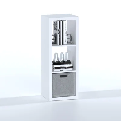 Стеллаж ФОРА 3  112х41х38см, белый_14