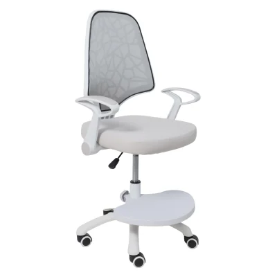 Кресло поворотное CINEMA, ткань, серый фотография