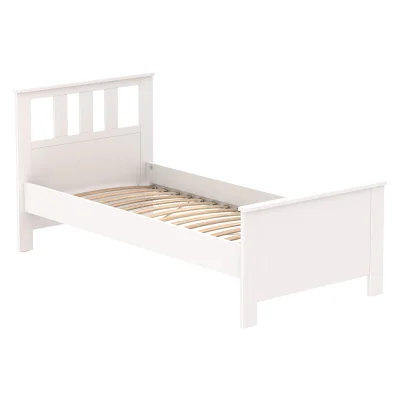 Кровать одинарная САГА 90*200, белая (2.08.04.050.1 RU) фотография