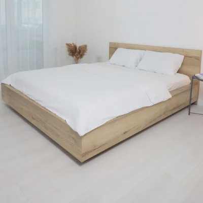 Простыня 150*215см Белый,  премиум сатин-страйп_8