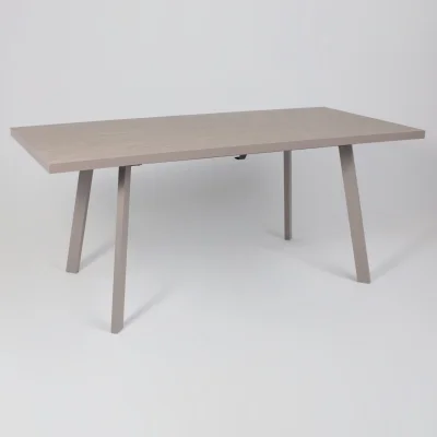 Стол BORG-140, раздвижной 140(180)х85, Бежевый камень-HPL/Капучино_14