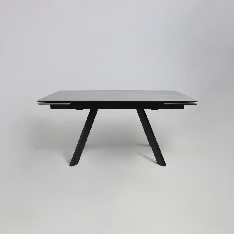 Стол МОНАКО NEW,керамика 0 кат. 1600(2240)*900, Камень серый Greys Grey/Черный матовый_preview_17