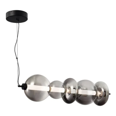 Светильник подвесной ST-Luce Черный/Дымчато-Серый LED 1*40W 3000K PERLINA_3