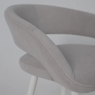 Стул барный BARNY-R 900, b20 SILVER LUX\белый_7