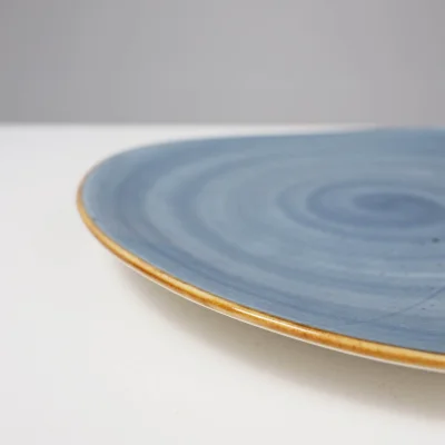 Блюдо VITAL, фарфор, синий, 26*26*2см_3