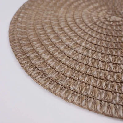 Подставка сервировочная GRACE, круглая, темно-бежевый, 38см_3