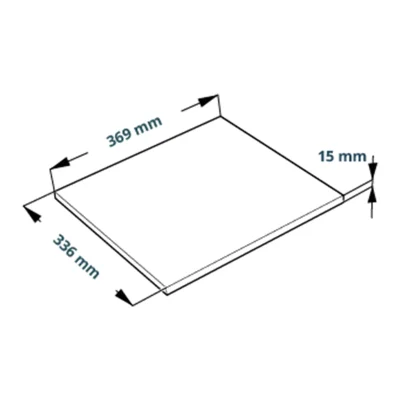 Полка ФОРА 4.1  33х1.5х37см, дуб беленый_4