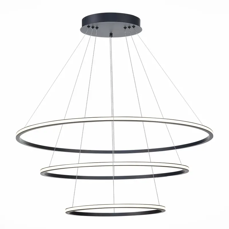 Светильник подвесной ST-Luce Черный/Белый LED 1*114W 4000K Подвесные светильники_preview_3