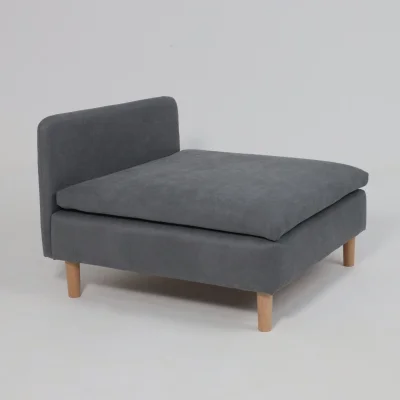 Модуль трехместный Линту + кресло Линту + подлокотник Линту, серый _6