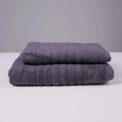 Полотенце махровое ZEROTWIST, 70*140см, темно-серый, Е2022-296_7