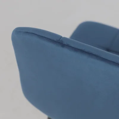 Стул AV 406-N, синий бархат Confetti deep ocean/черный_18