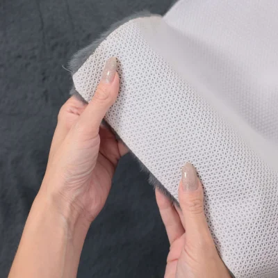 Ковер WARM FAUX FUR, темно-серый, 60*110см_3