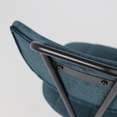 Стул TORI, темно-бирюзовый велюр VOSS 86/черный_18