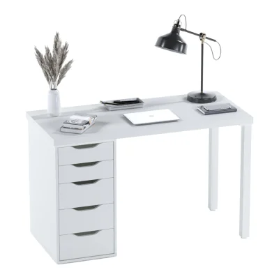 Стол письменный Ингар 1/5Т, белый, 1200*750*550_3