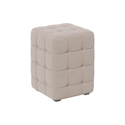 Пуф АРИСТО, велюр мокко светлый, 300х300х400 фотография